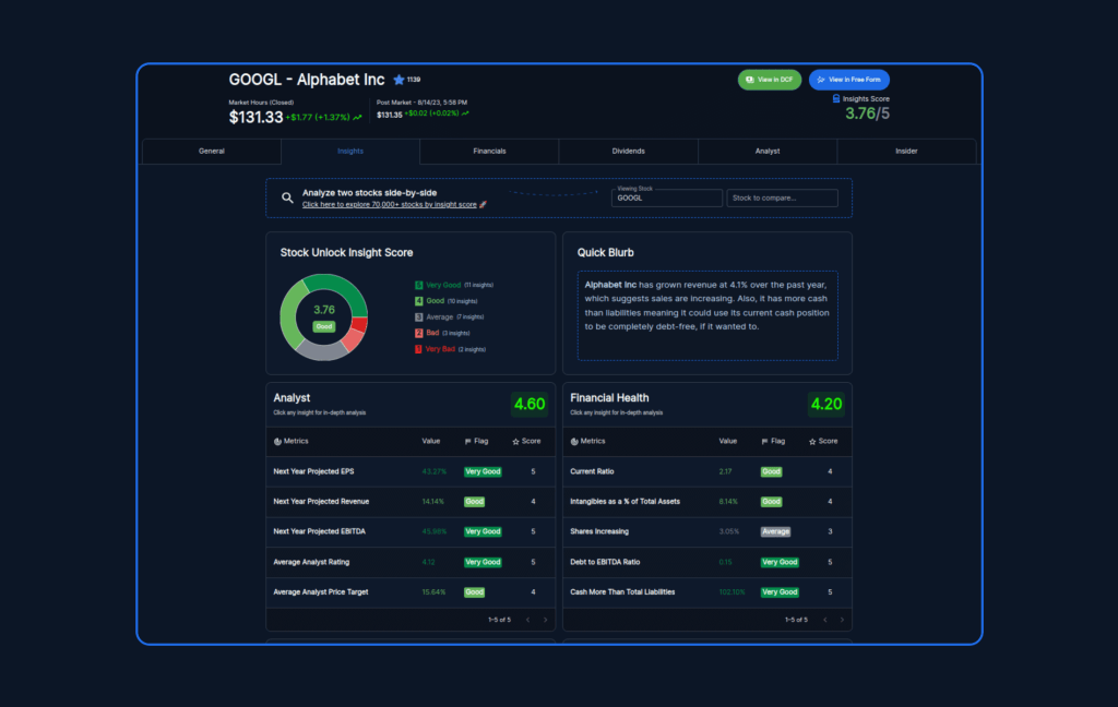 Stock Unlock