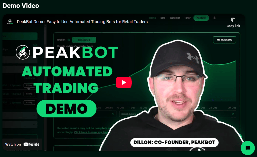 PeakBot | The Hub by Tradier PeakBot